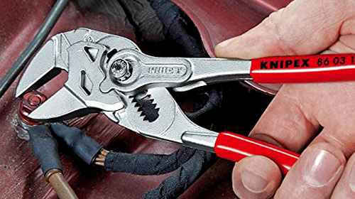 Pliers Wrenches - 150 mm - Nickel - Plastic Coated - Knipex Aplikasi 1